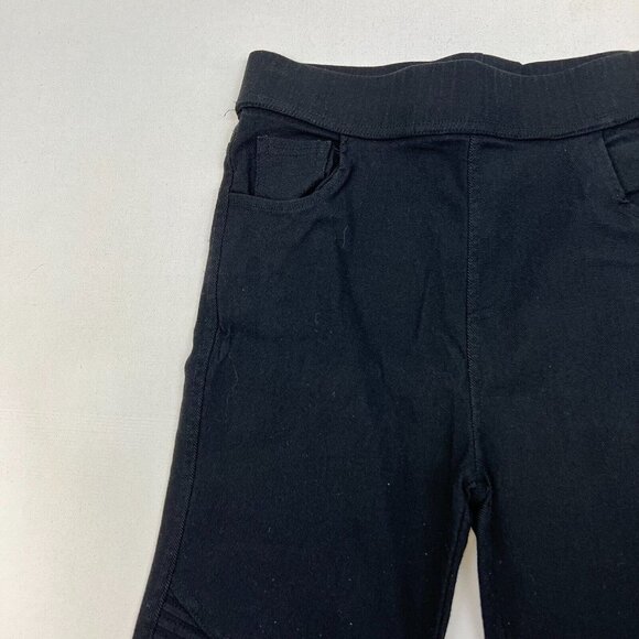 Lara Fashion Womens Black 5 Pocket Design Mid Rise Pull On Jegging Jeans Size S - Picture 3 of 9